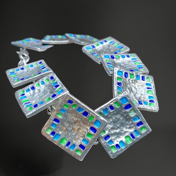 🌺Artisan Sterling Silver Bracelet - Picture 5 of 16